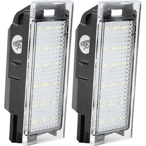 Set Aus 2 Led-kennzeichenleuchten Für Twingo/clio/megane/lagane