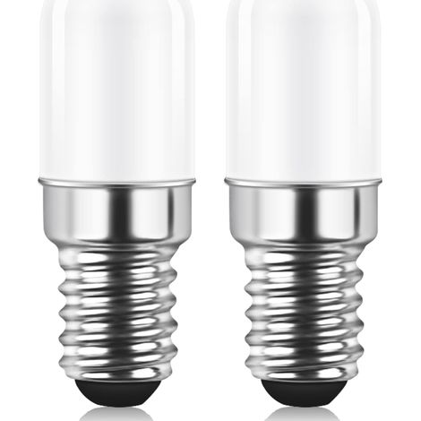 Led-ampel E14 Für Kühlschrank, 2w Entspricht 15w, Warmweiß 3000k, Kühlschranklampe, Salzlampe, Nähmaschine, Nicht Dimmbar, 2er-pack