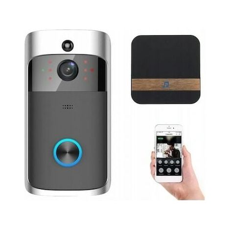 Kabellose Hd-1080p-videogegensprechanlage – Intelligente Kamera Mit Bewegungserkennung – Infrarot-nachtsicht – App-steuerung