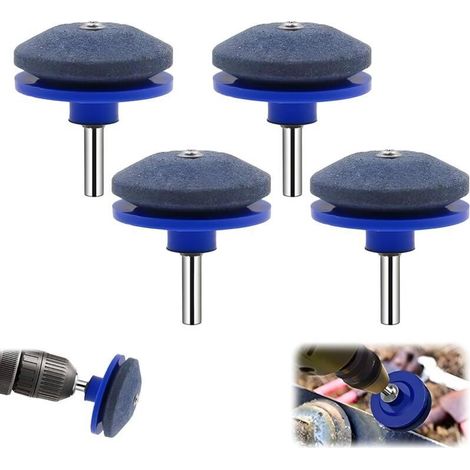 Mähwerkzeug-schleifer Für Stumpfe Rasenmähermesser (blau, 4er-pack)