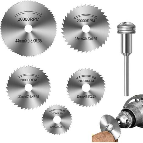 Disques De Coupe Pour Dremel, Hss, Lame Mini Scie Circulaire Pour Couper Bois, Plastique Et Métal