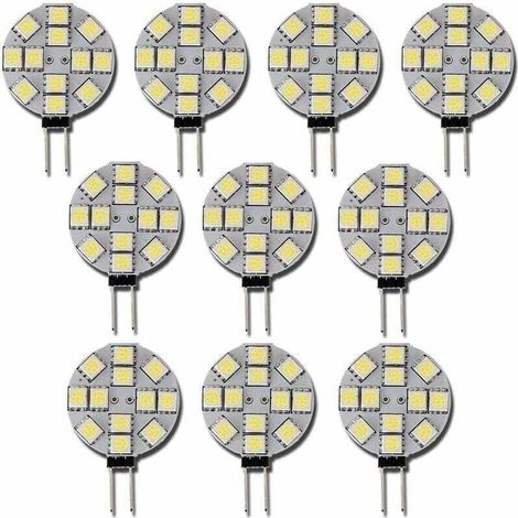 10x Led-g4-leuchtmittel Dc 12v Nicht Dimmbar Weiß 6000k Leuchtmittel Ersatz Für 20w Halogenlampe Für Küche Wohnmobil Rv Anhänger Boot