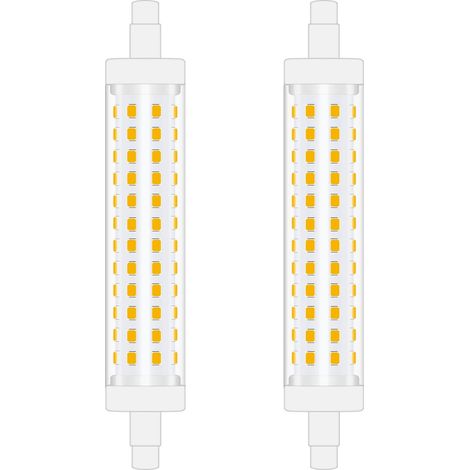 118mm R7s Led-leuchtmittel 10w Neutralweiß 4000k Lineares Projektionslicht Mit Beidseitiger Anschlussfassung Als Ersatz Für 100w-halogenlampe, Ideal Für Schlafzimmer Und Badezimmer, Nicht Dimmbar, 2 S