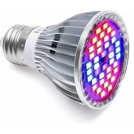30w 40led Grow Light Lampe – Vollspektrum E27 Led Pflanzenlampe Für Innenpflanzen, Gewächshäuser, Gärten, Hydroponik, Aquarien