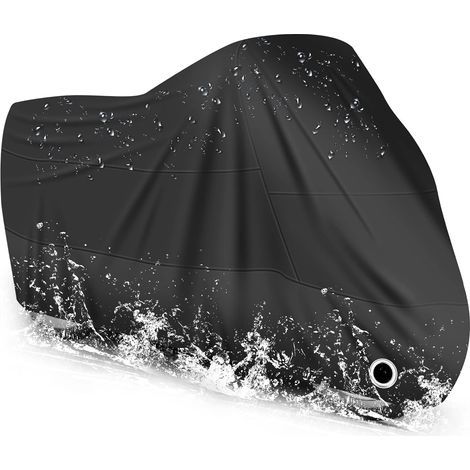 Motorrad-schutzhülle 210d – Wasserdicht Und Wetterfest – Maße L-220x95x110 Cm – Abschließöffnung - L-220x95x110cm