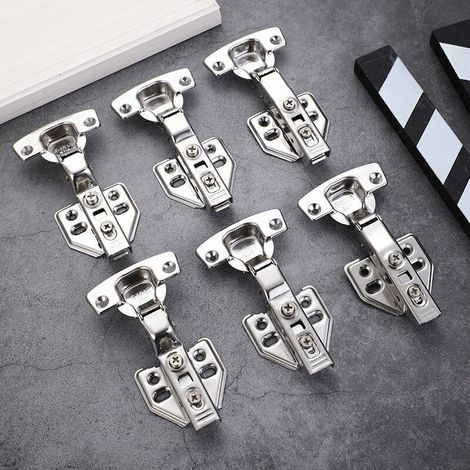 Scharniere Mit Integrierter Dämpfung, Automatischer Schließmechanismus, Scharnier Für Küchenschränke, 6er-pack