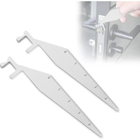 2-teiliges Sperrhaken-set, Feuerwehr-sperrwerkzeug, Universelles Hebel-sperrset, Tragbares Lockpicking-set Für Anfänger, Feuerwehrleute Und Polizisten