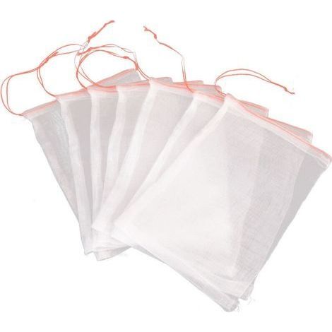 50er-pack Frucht-schutzbeutel Aus Nylon 25x15cm Trauben-schutzbeutel Gartennetz Für Gemüsegarten