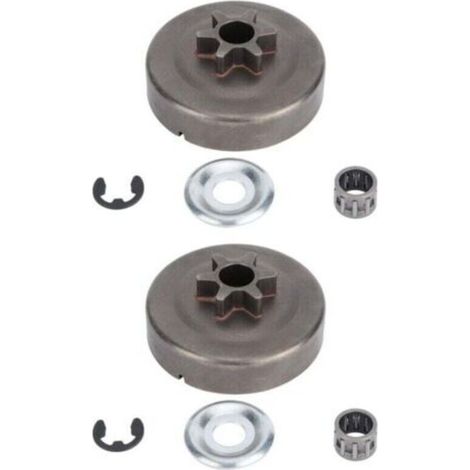 Pignons Tambour Embrayage Stihl Transmission Moteur 2pcs, Compatible 017/018/021/023/025/ms170-ms250 Propriétaires Stihl