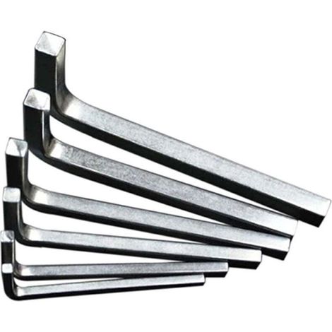 6-teiliges L-förmiges Inbusschlüsselsatz, Vierkant-schlüssel, 3-8 Mm Schraubendreher
