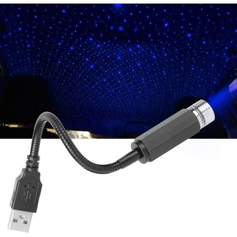 Ciel Etoile Auto, Usb-innenraumbeleuchtung, Led-ambiente-beleuchtung Für Autodach, Sternenhimmel-licht (hellblau-violett)