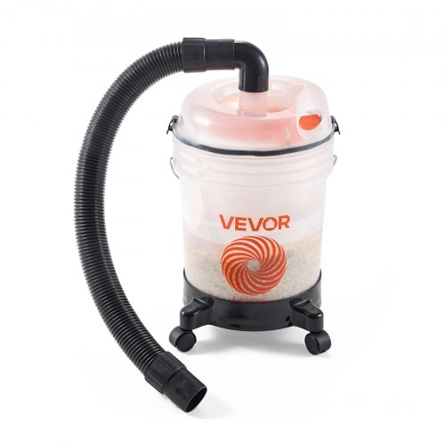 VEVOR Zyklon Staubabscheider Set mit 19L Eimer 50,8 & 63,5mm Anschlüssen, Zyklon Staubsammler zur Nass-/Trockentrennung von Holzspänen Staub & Metallspänen, PP, mit Schlauch Winkeladapter & Rollen