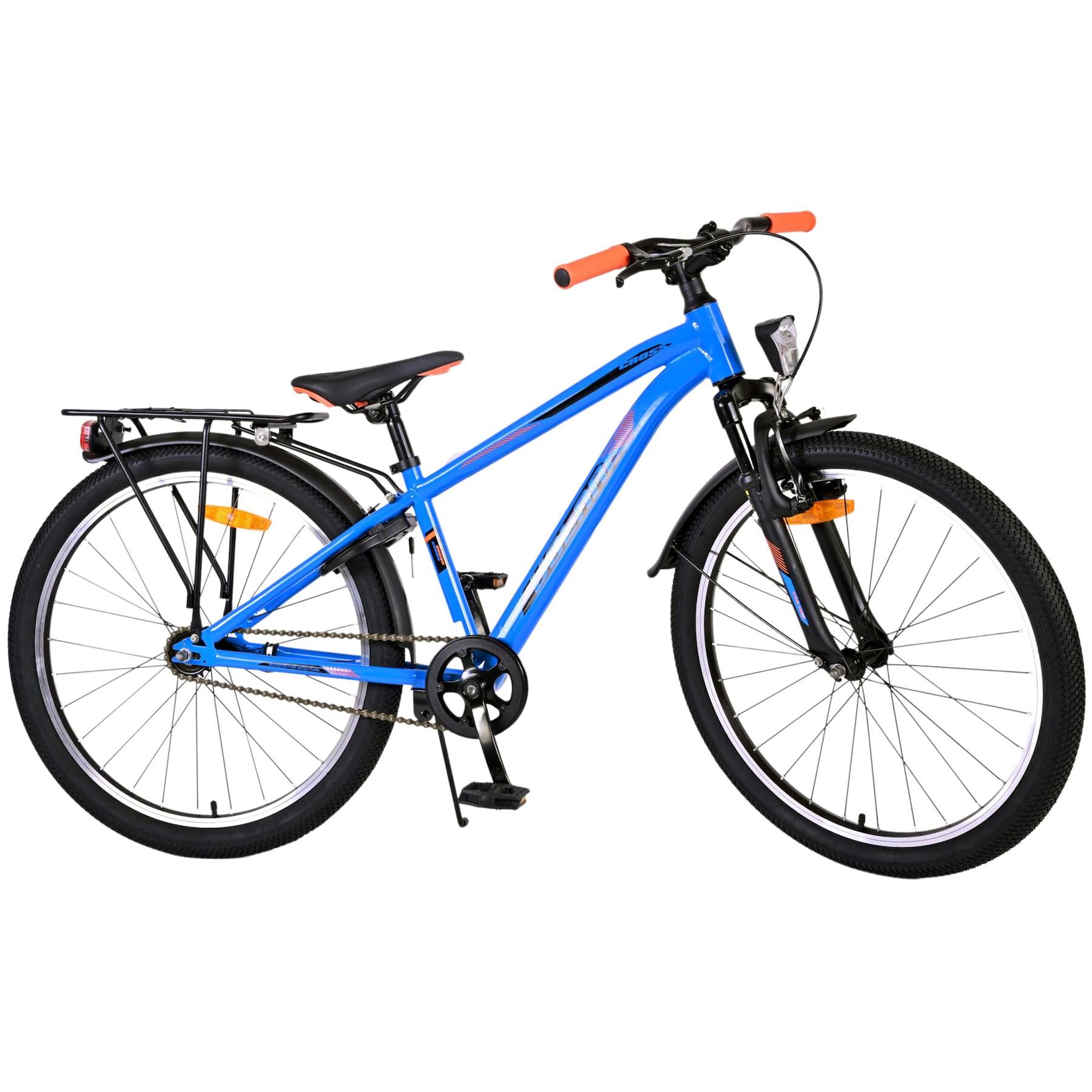 Volare Kinderfahrrad Cross für Jungen 24 Zoll Kinderrad in Blau