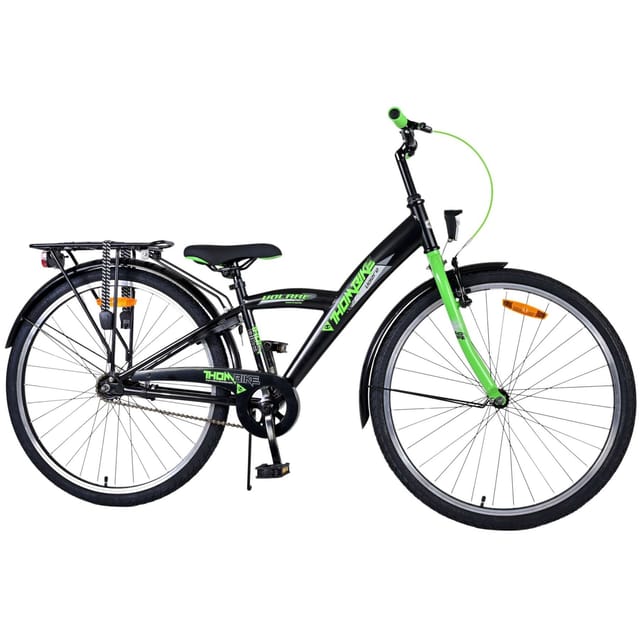 Volare Kinderfahrrad Thombike für Jungen 26 Zoll Kinderrad in Schwarz Grün