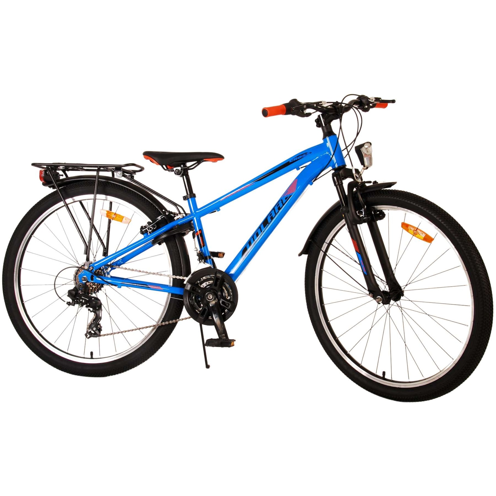 Volare Kinderfahrrad Cross für Jungen 26 Zoll Kinderrad in Blau, 18 Gänge