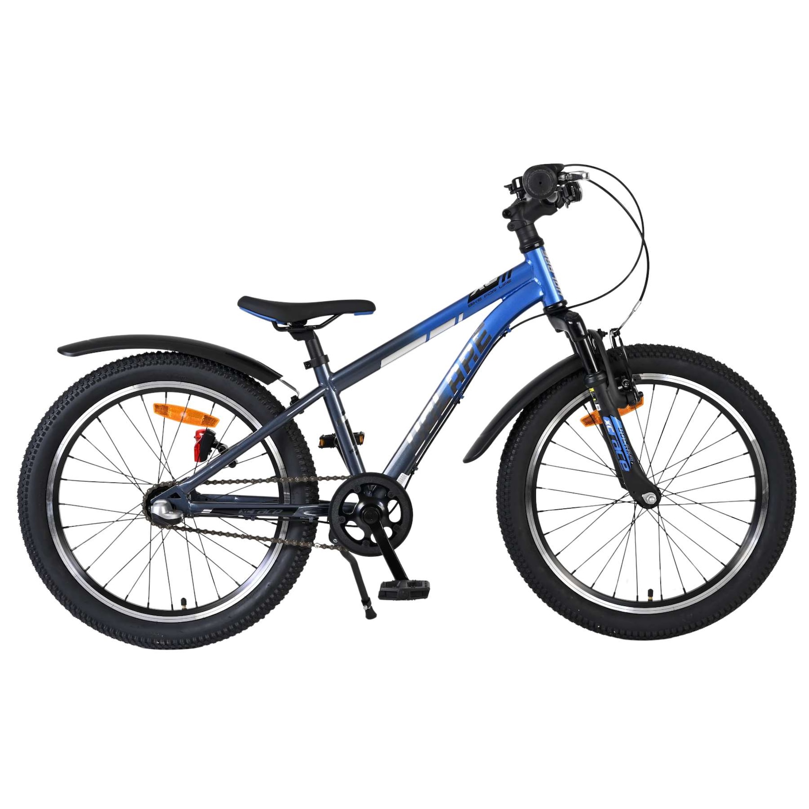 Volare Kinderfahrrad XC Race 20 Zoll Kinderrad in Blaugrau, Shimano Nexus 3