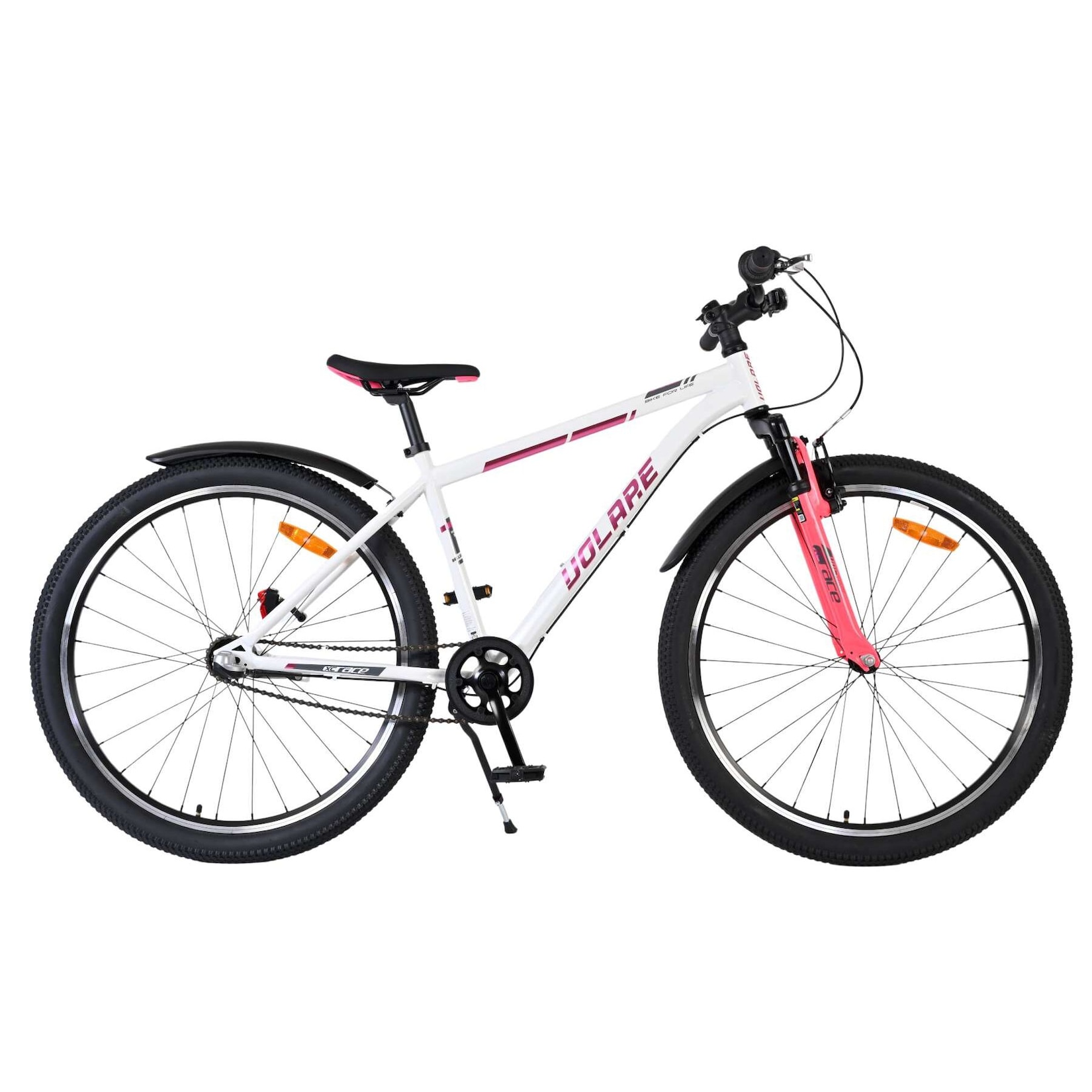 Volare Kinderfahrrad XC Race 26 Zoll Kinderrad in Weiß/Pink, Shimano Nexus 3