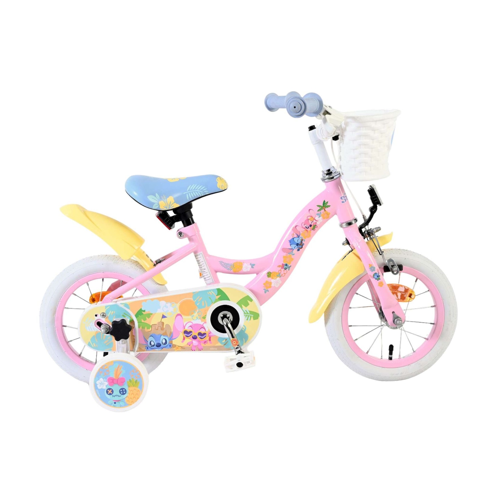 Volare Kinderfahrrad Koala für Mädchen 12 Zoll Kinderrad in Rosa