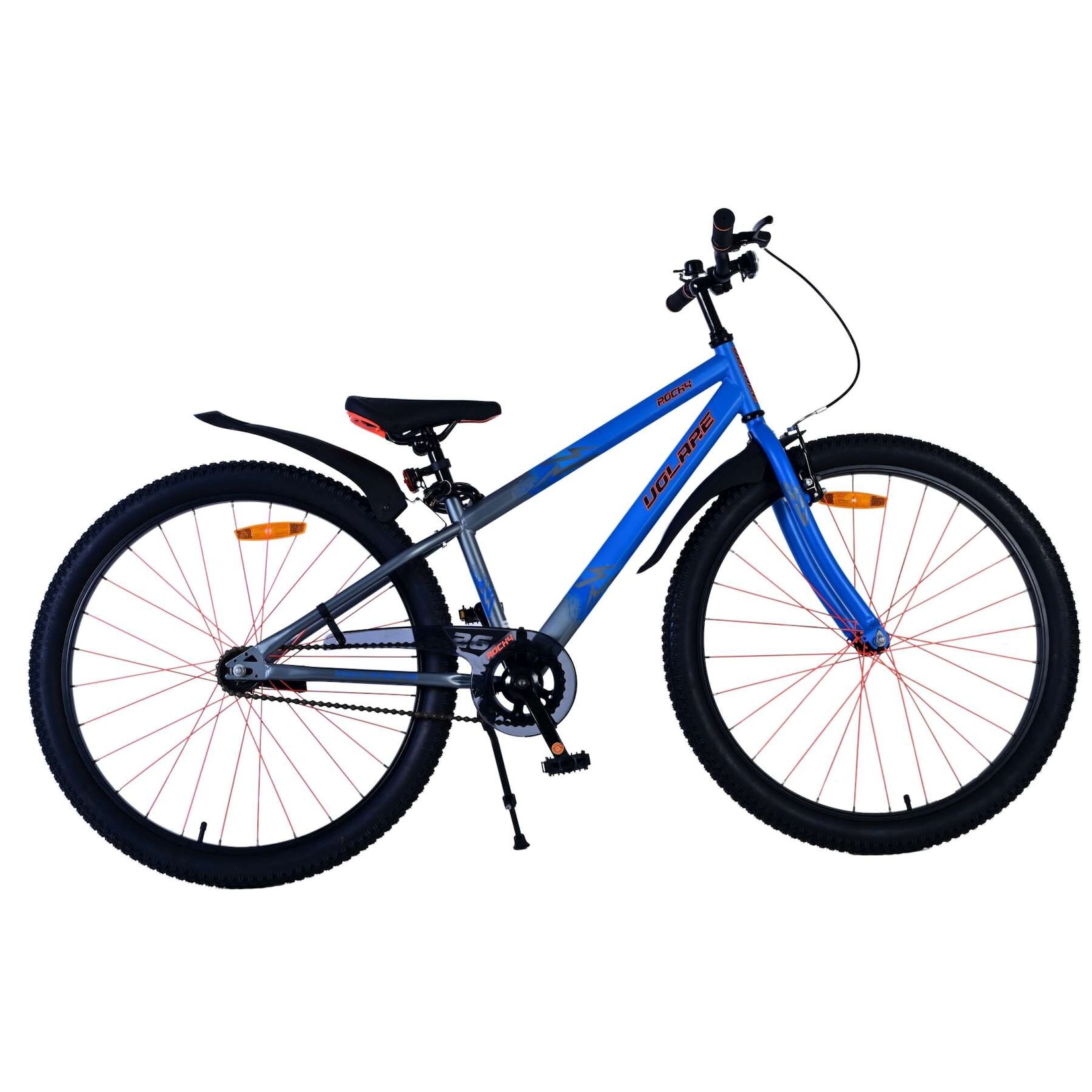 Volare Kinderfahrrad Rocky für Jungen 26 Zoll Kinderrad in Blau