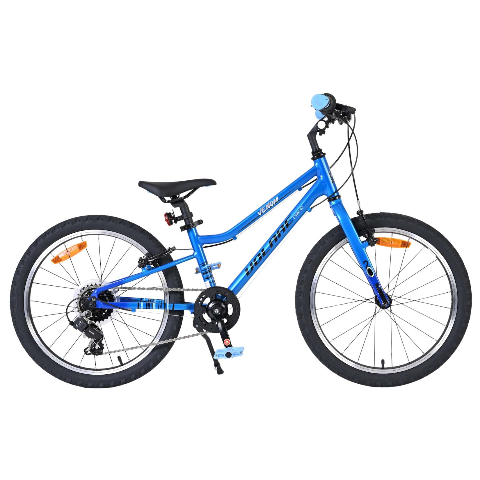 Volare Kinderfahrrad Venom für Jungen 20 Zoll Kinderrad in Blau, 6 Gänge