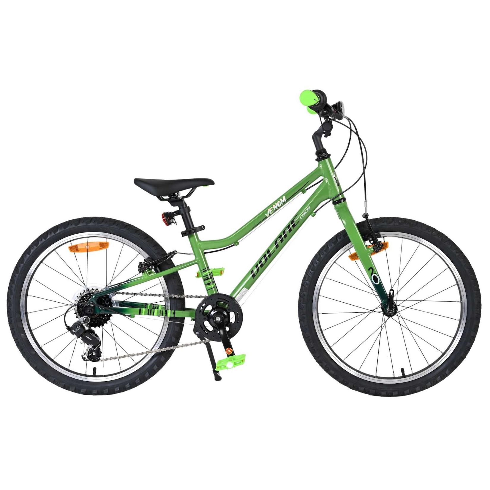 Volare Kinderfahrrad Venom für Jungen 20 Zoll Kinderrad in Grün, 6 Gänge