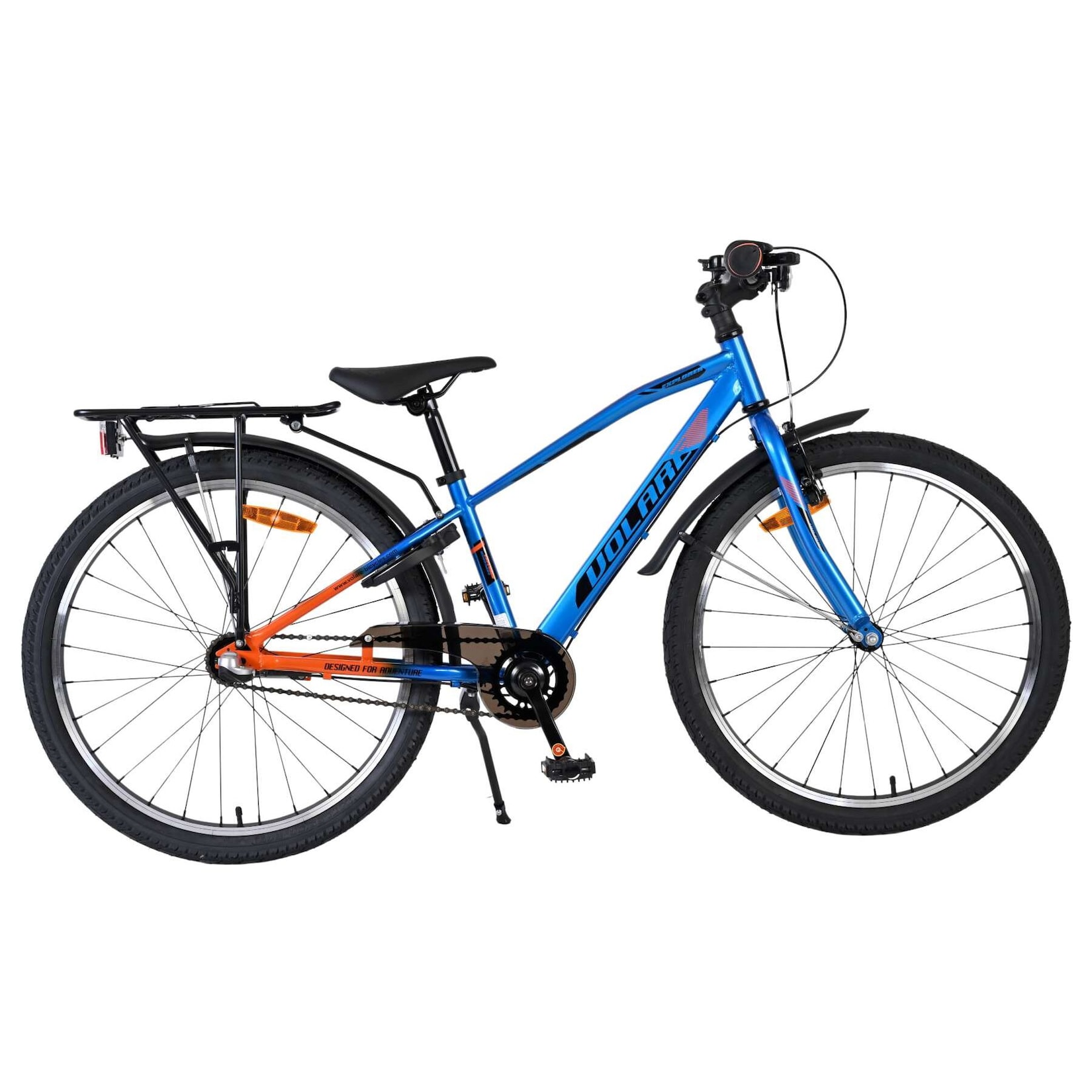 Volare Kinderfahrrad Explorer für Jungen 24 Zoll Kinderrad in Blau, Shimano Nexus 3