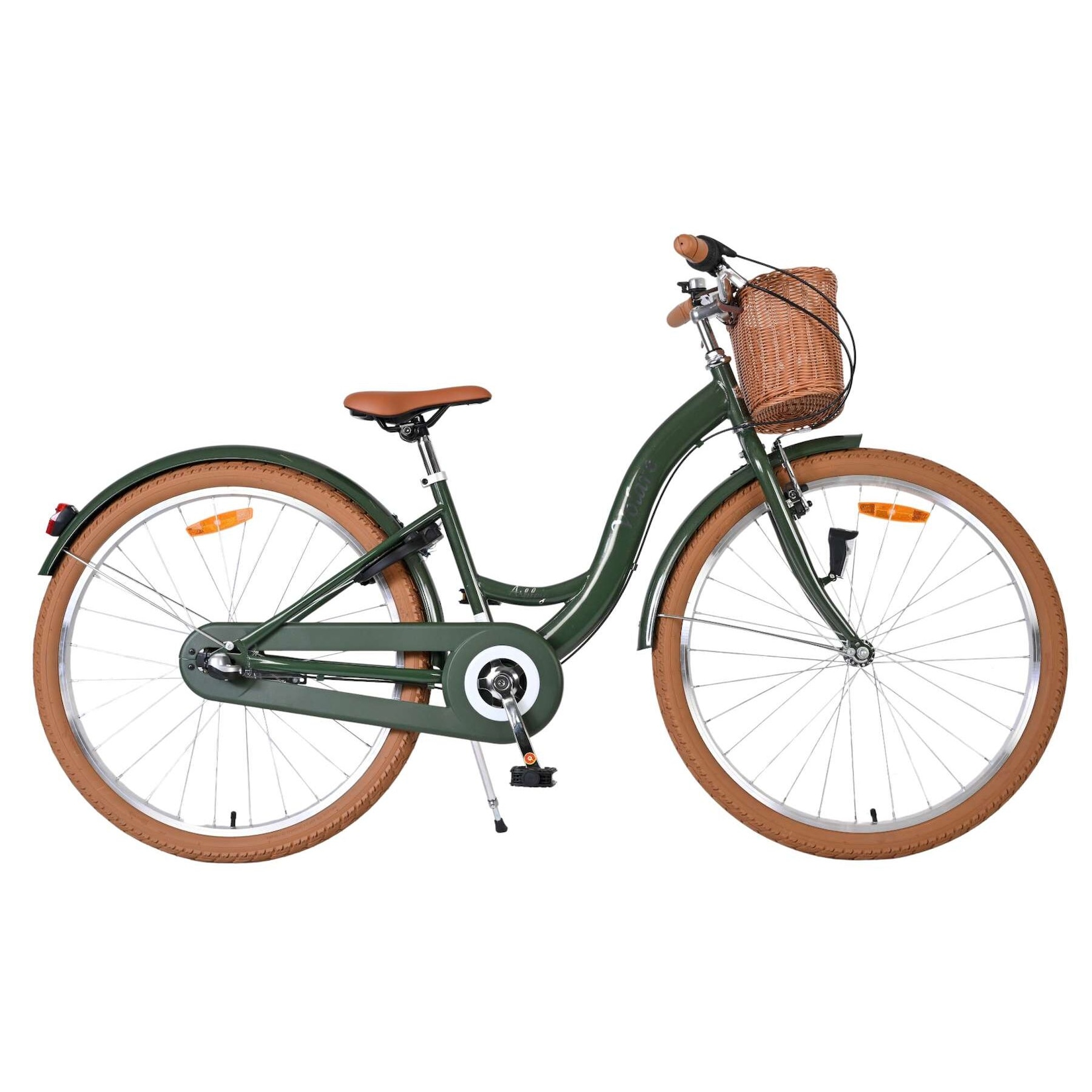 Volare Kinderfahrrad Ashley für Mädchen 26 Zoll Kinderrad in Grün, Shimano Nexus 3