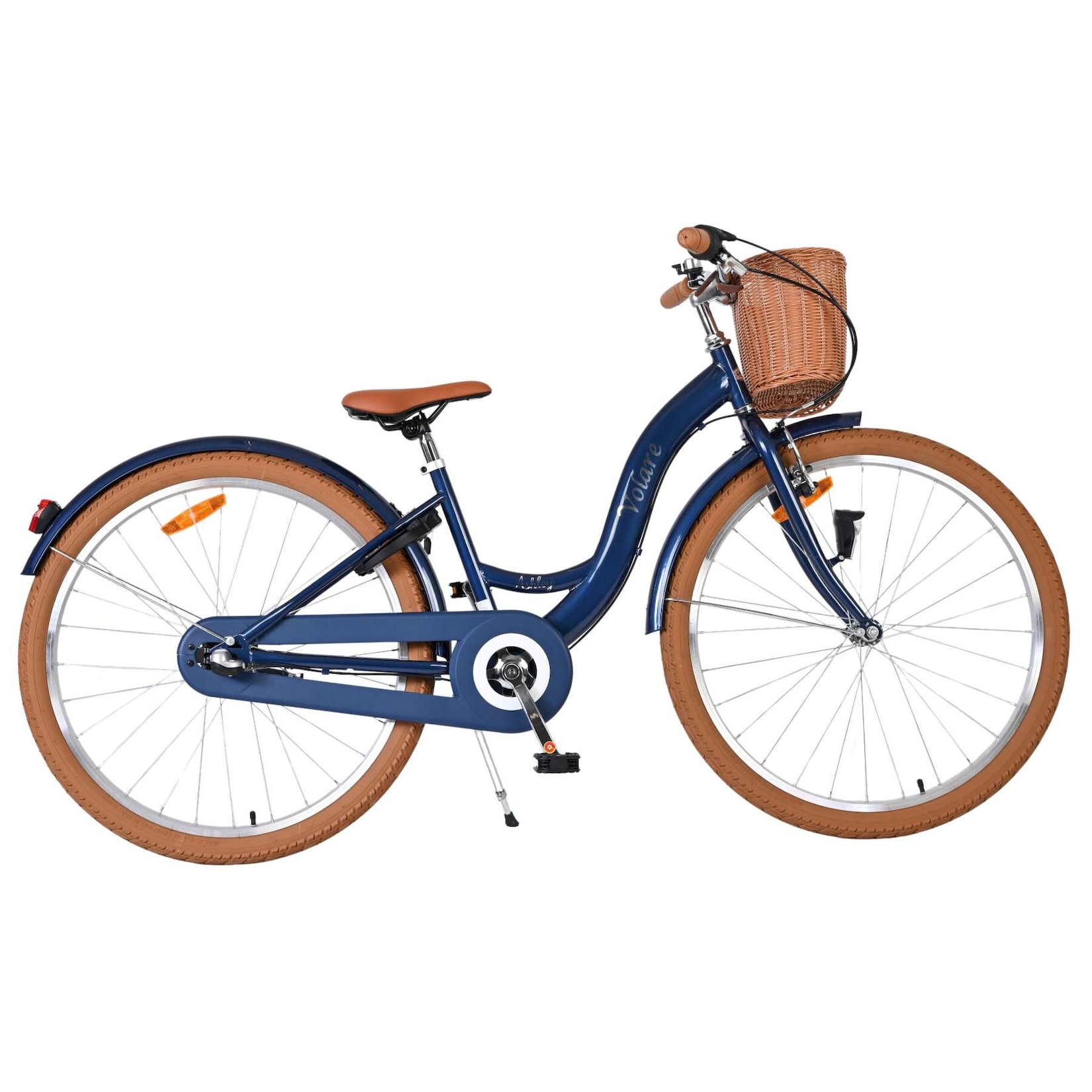 Volare Kinderfahrrad Ashley für Mädchen 26 Zoll Kinderrad in Blau, Shimano Nexus 3