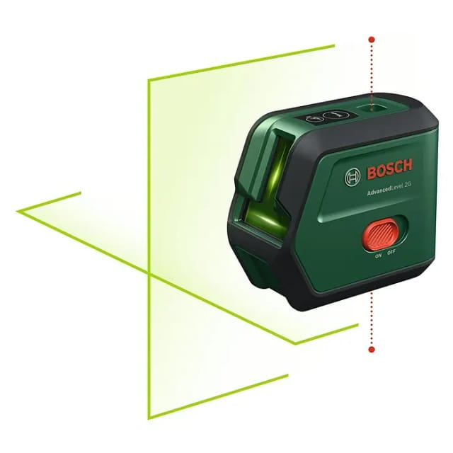 Bosch Professional - Bosch Diy Advancedlevel 2g Kreuzlinien-laser Mit Lotfunktion (0603663g00)