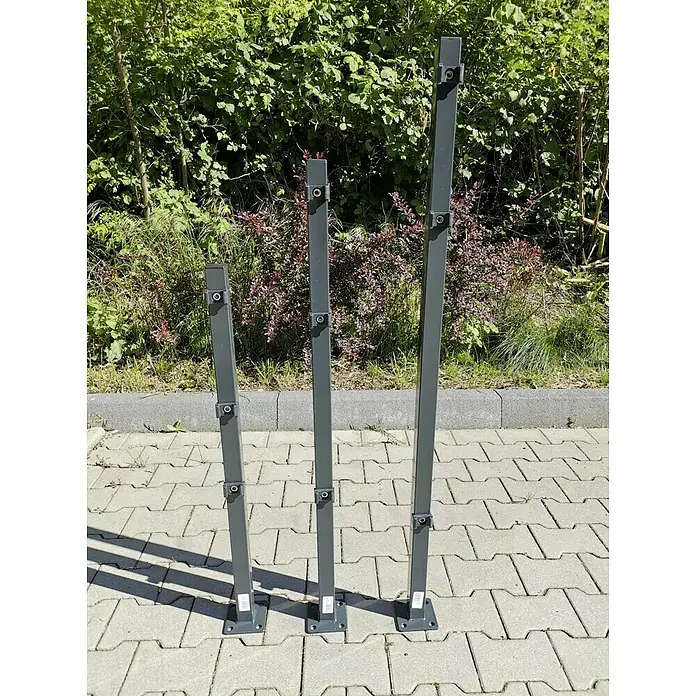Peddy Shield Zaunpfosten (Höhe: 90 cm, Anthrazit, Zum Aufschrauben)
