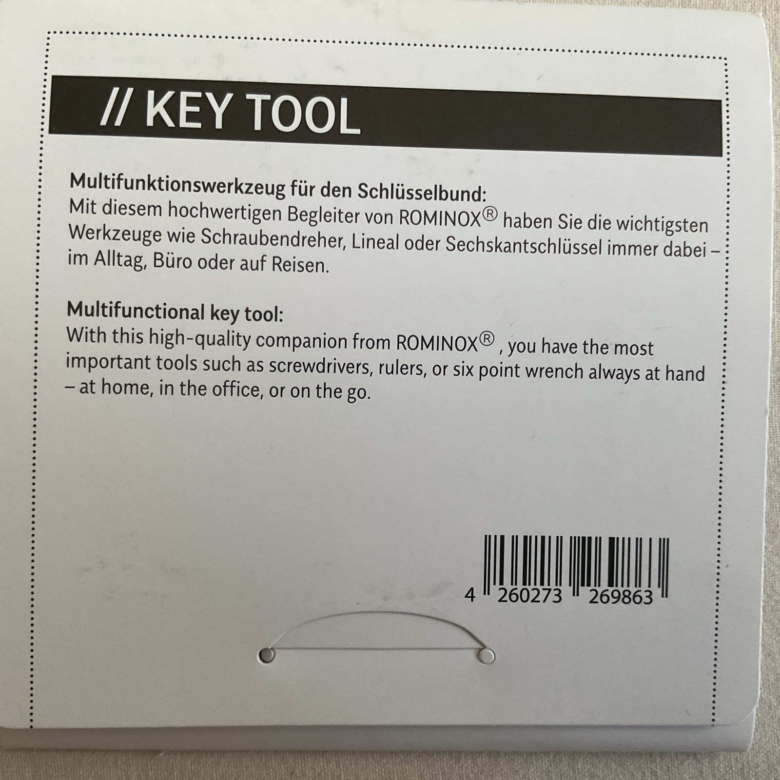 rominox Key Tool "Lucky Charm" Multifunktionswerkzeug unbenutzt und nagelneu :-)