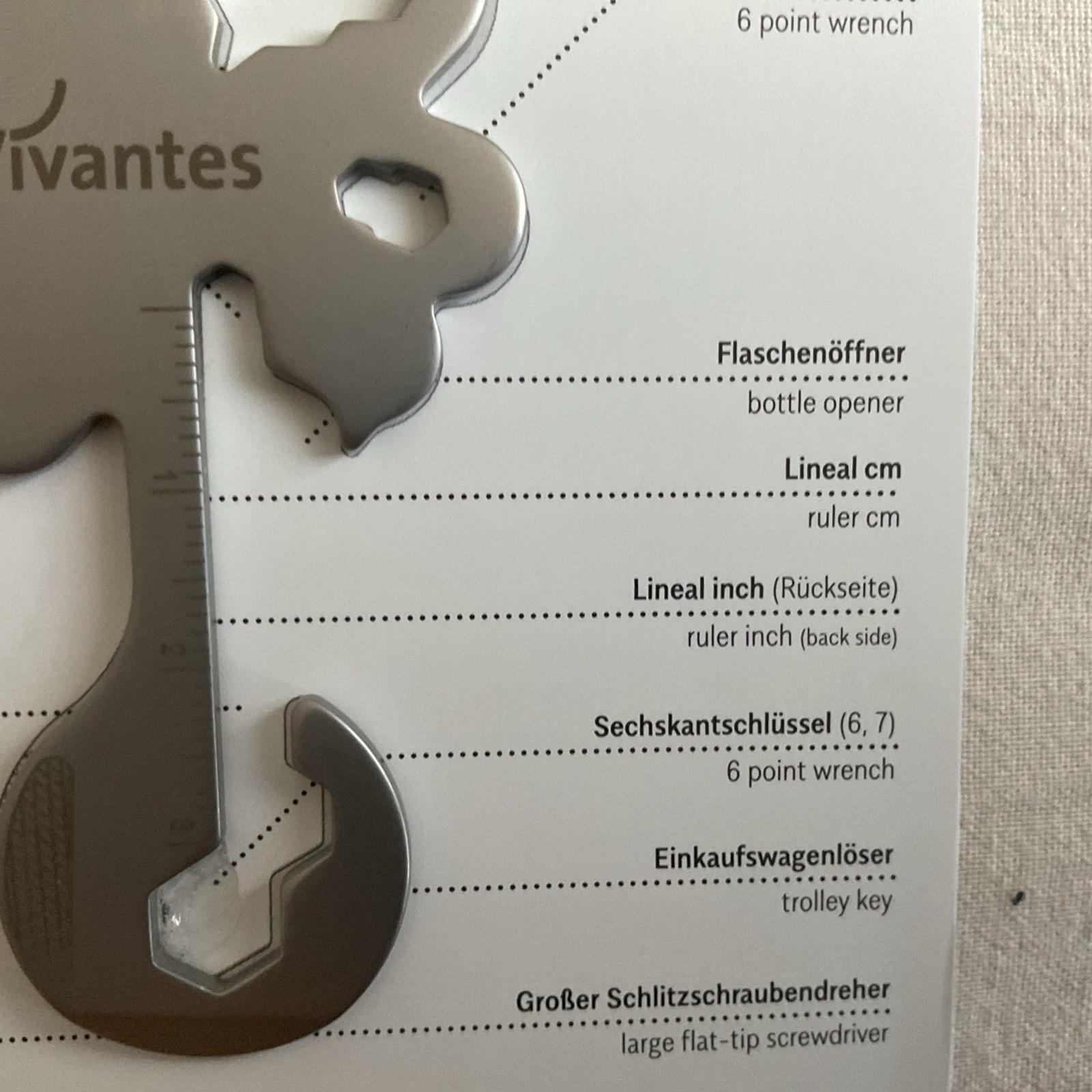 rominox Key Tool "Lucky Charm" Multifunktionswerkzeug unbenutzt und nagelneu :-) Bild 14