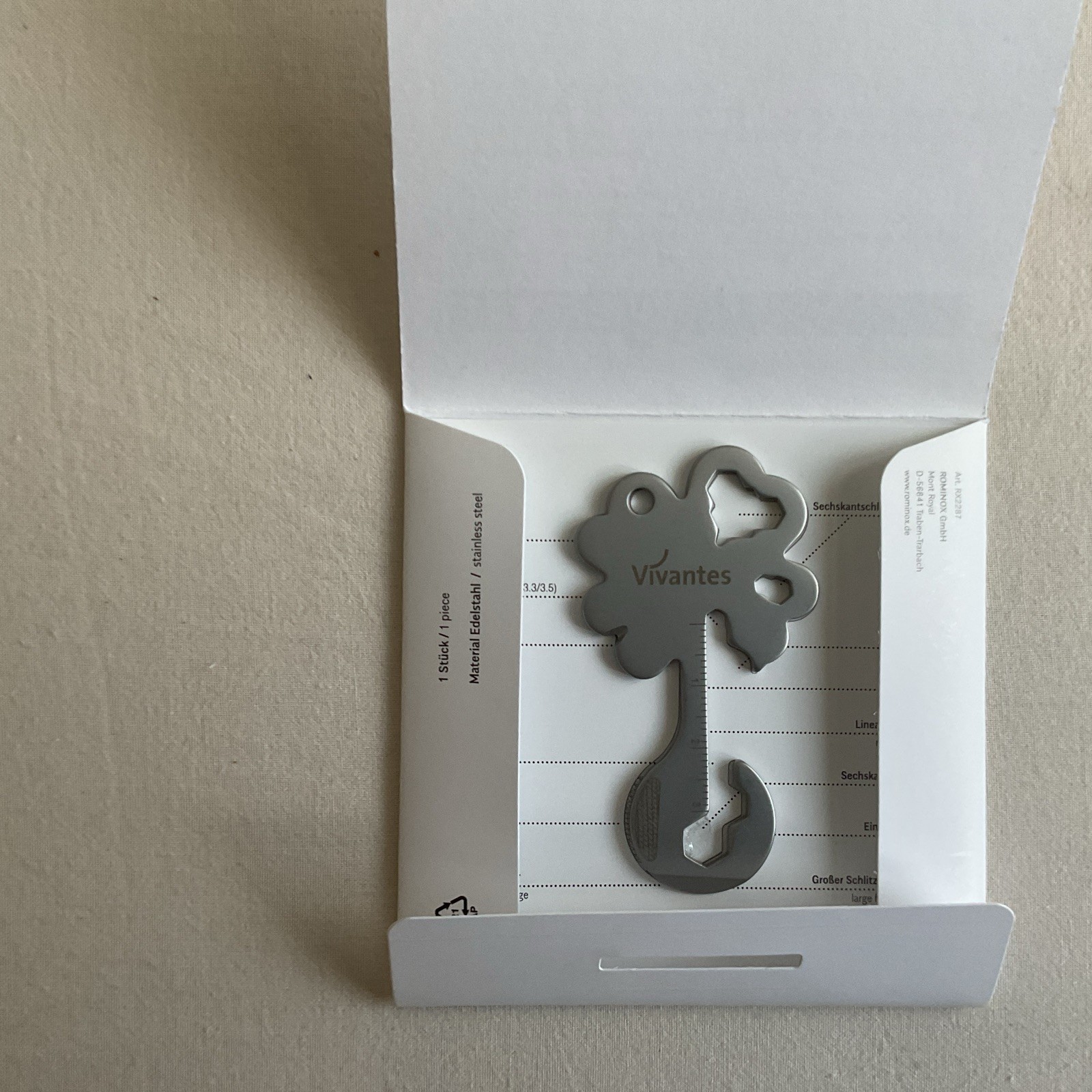 rominox Key Tool "Lucky Charm" Multifunktionswerkzeug unbenutzt und nagelneu :-) Bild 6