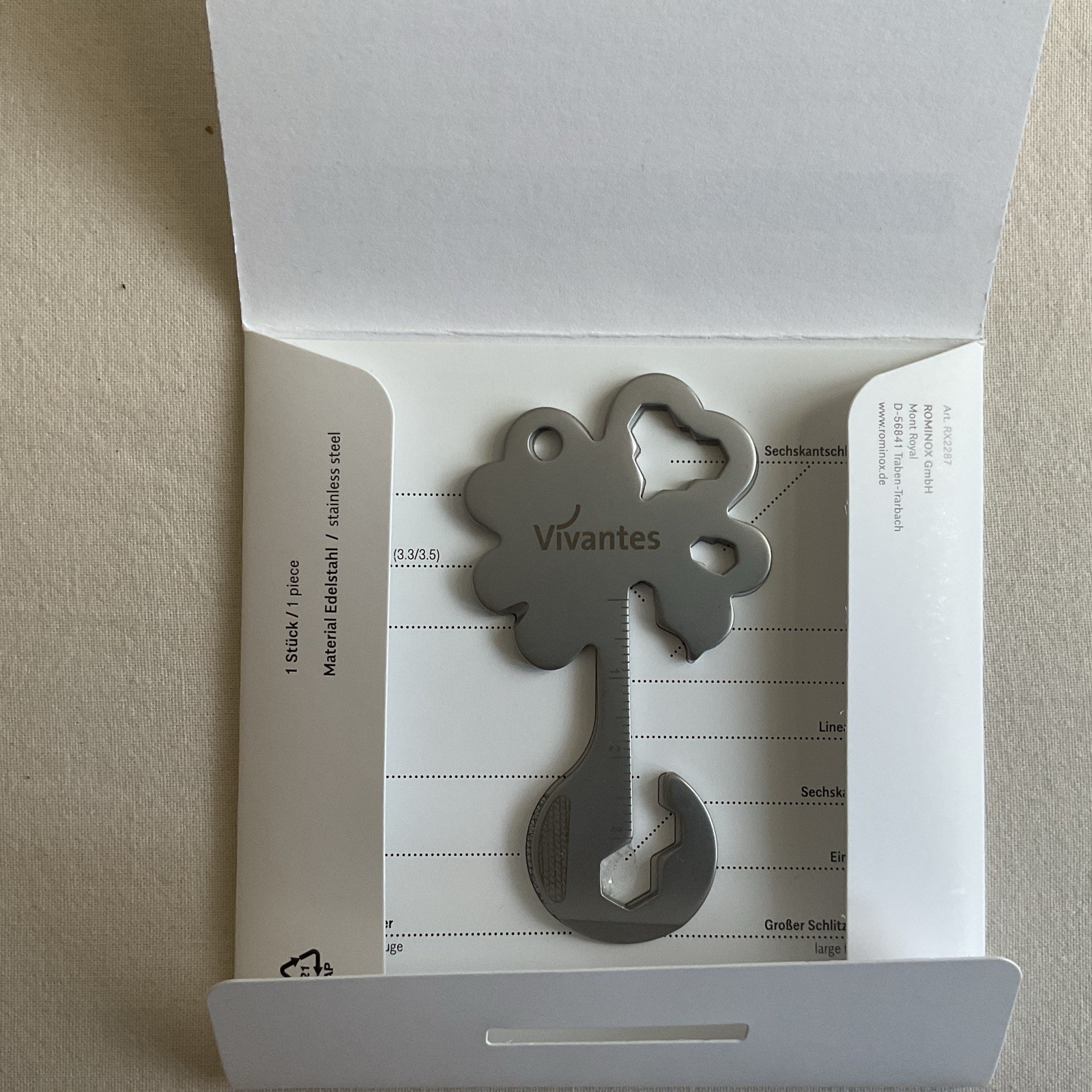 rominox Key Tool "Lucky Charm" Multifunktionswerkzeug unbenutzt und nagelneu :-) Bild 10