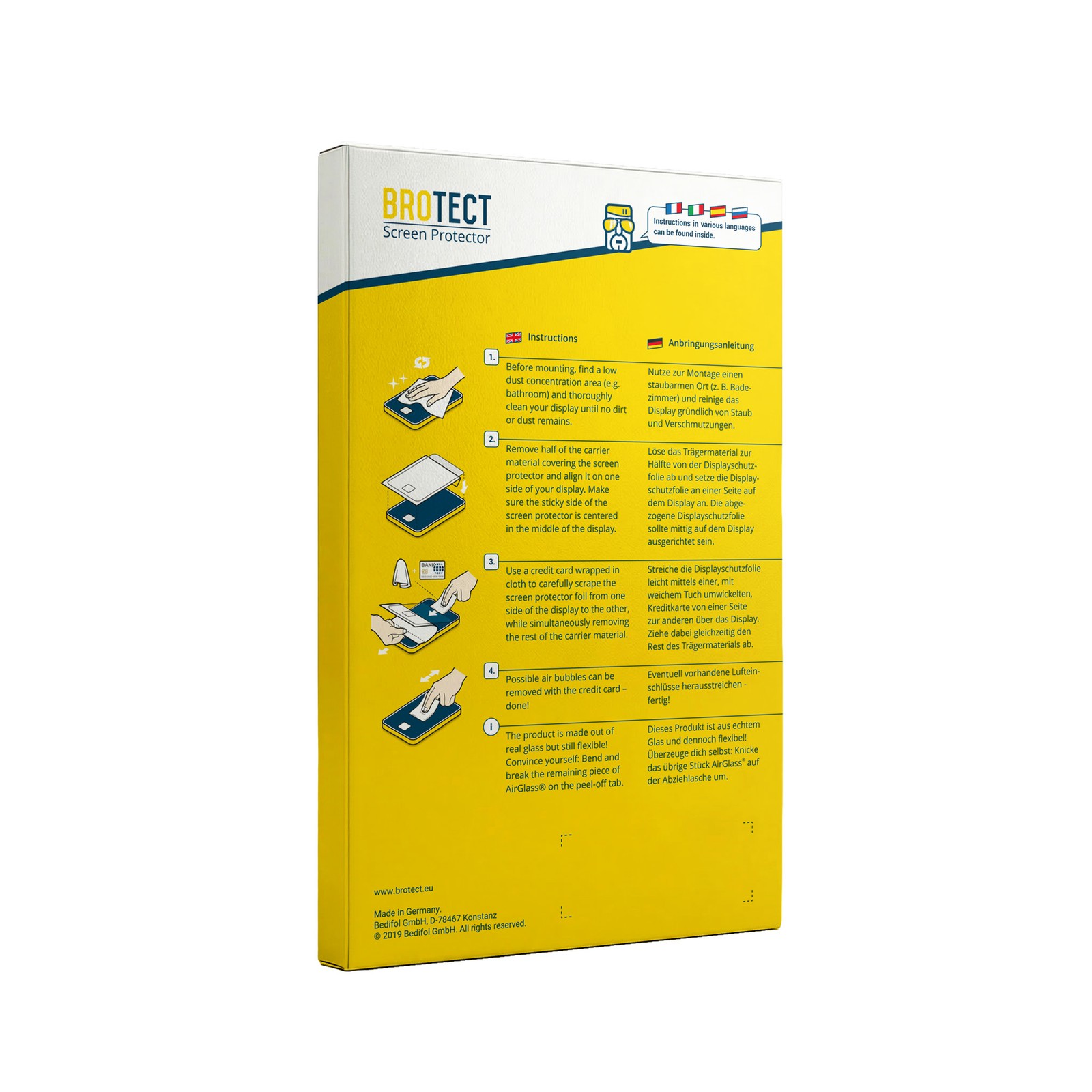 Panzerfolie Schutzglas für Fluke MultiMeter 113 Displayschutz Bild 3
