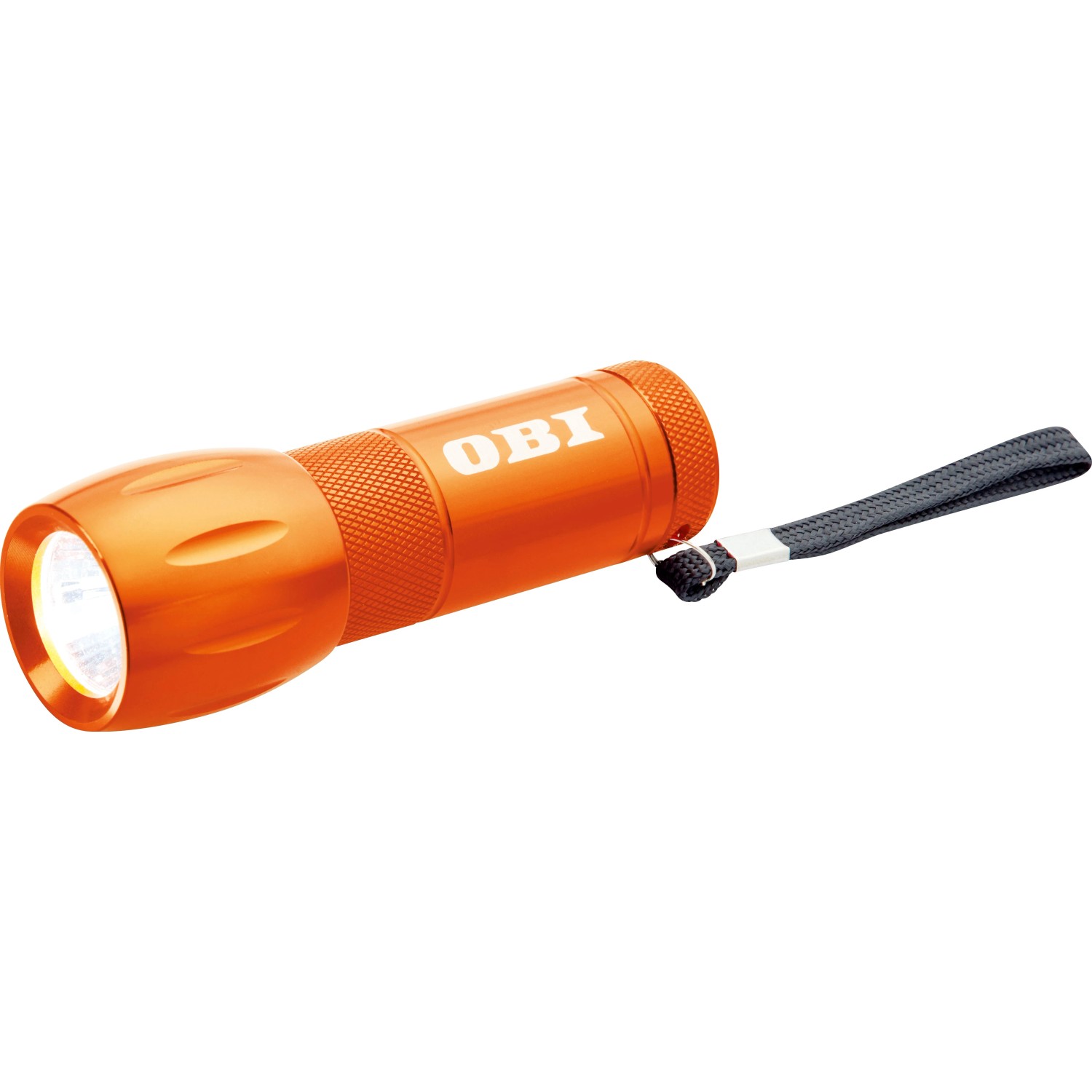 OBI LED-Taschenlampe Aluminium Orange 49 Stück