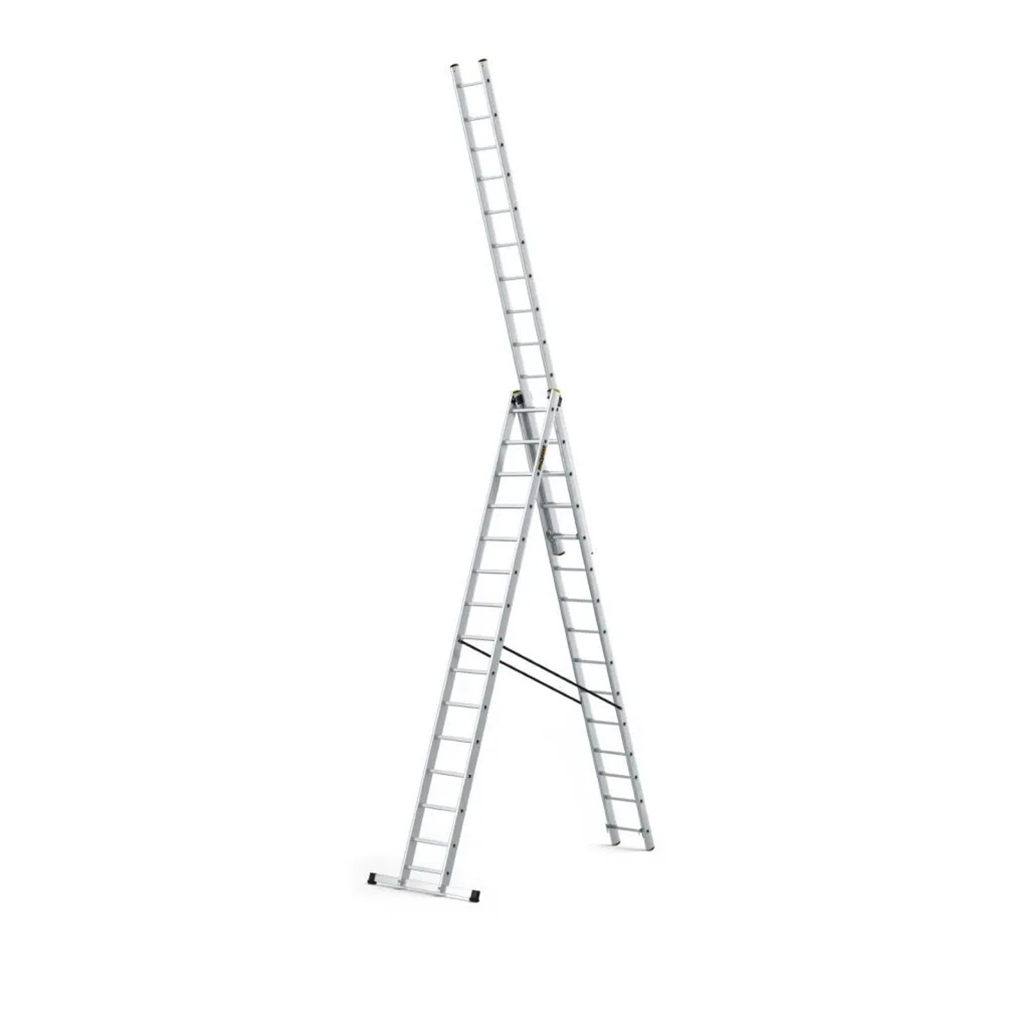 DRABEST Aluminium Multifunktionsleiter PRO 3x15 Tragfähigkeit 150 kg