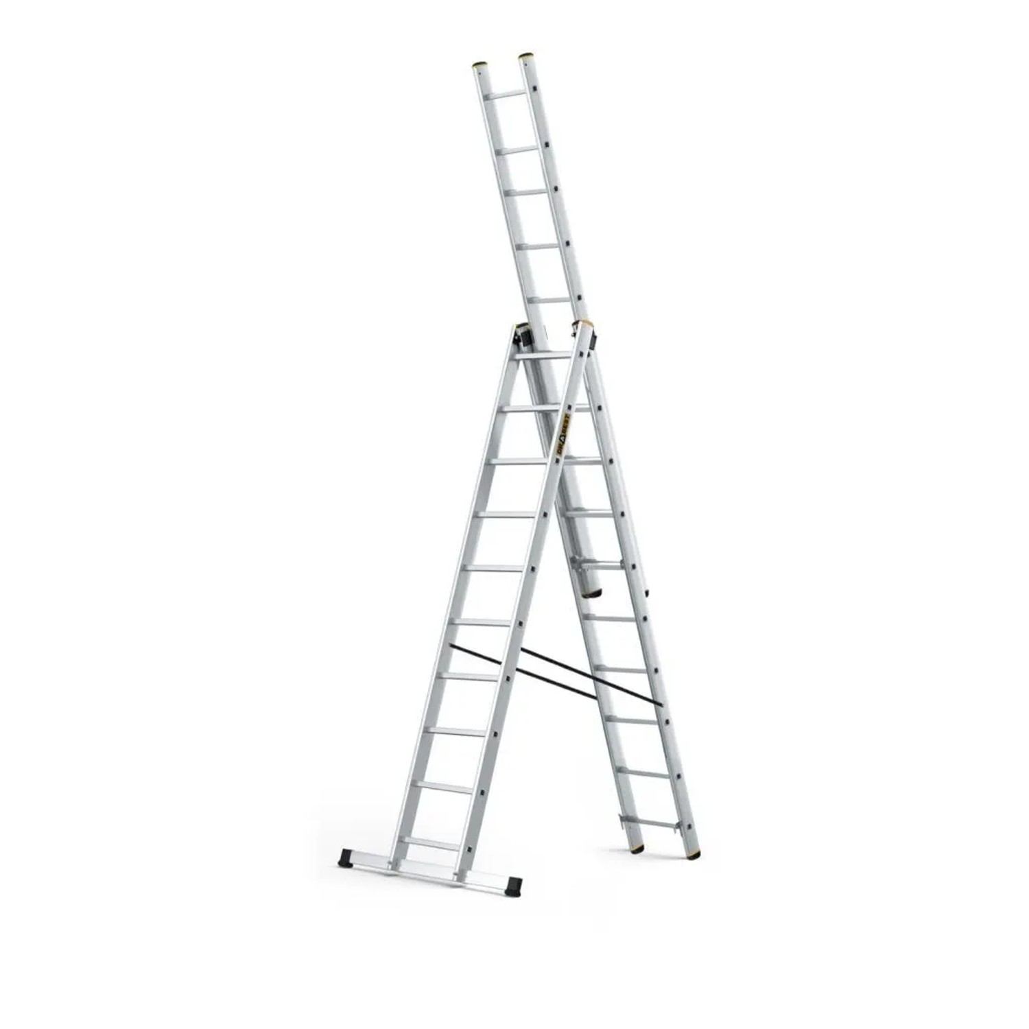DRABEST Aluminium Multifunktionsleiter PRO 3x10 Tragfähigkeit 150 kg