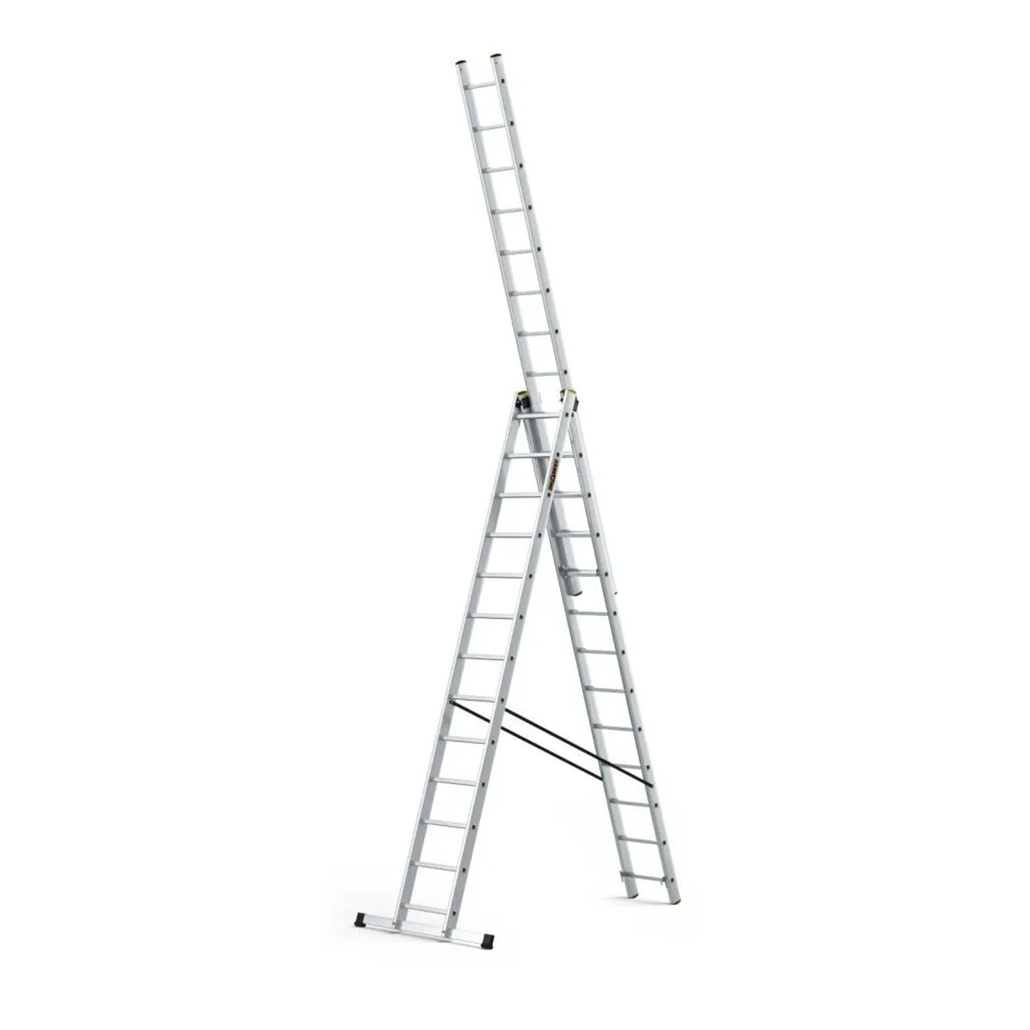 DRABEST Aluminium Multifunktionsleiter PRO 3x13 Tragfähigkeit 150 kg