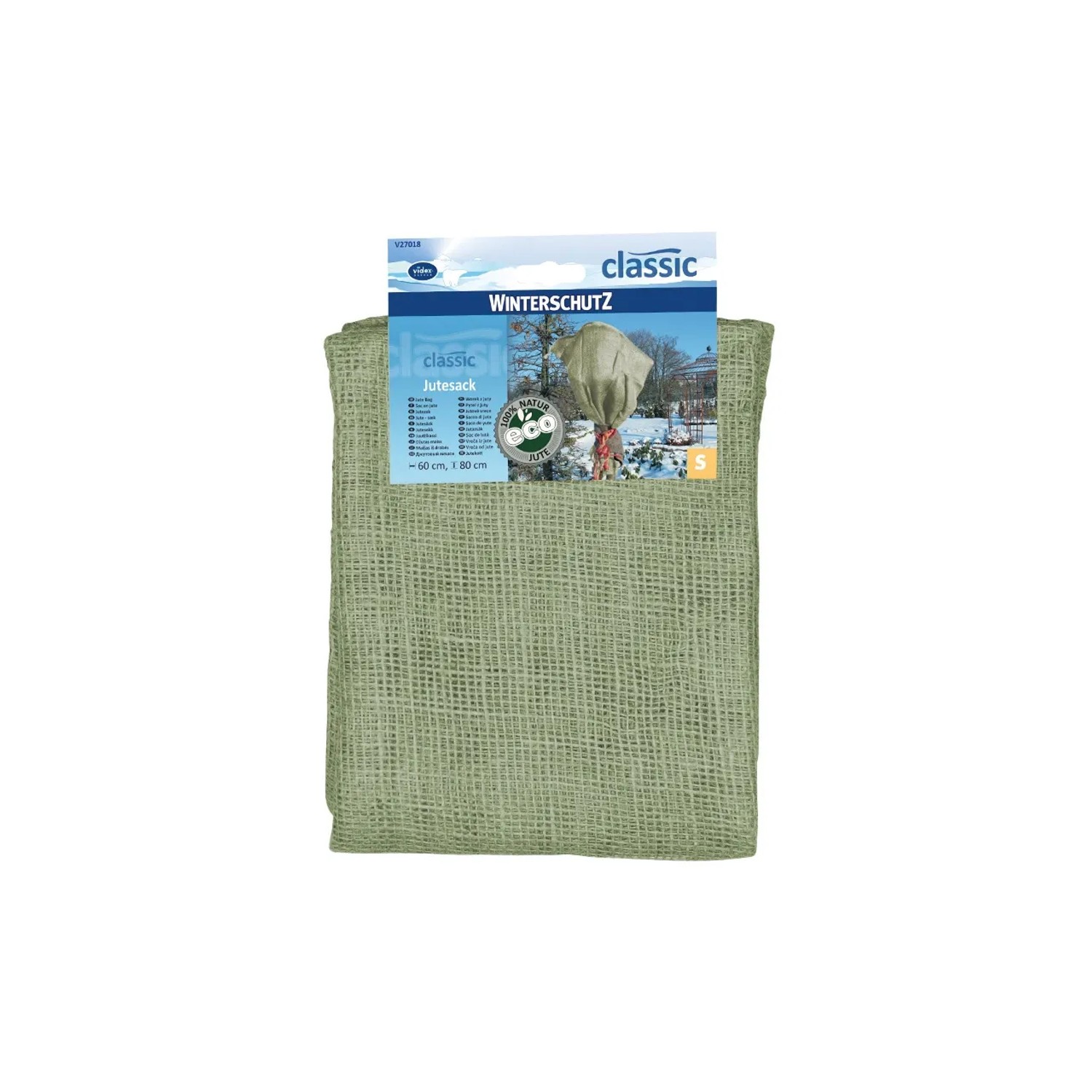 Videx Garden Winterschutz Jutesack S Schilfgrün 100 % Jute 230 g/m²
