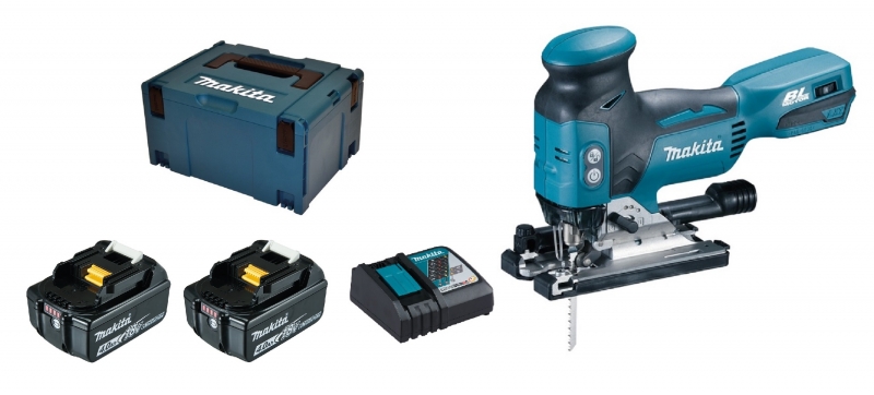 Makita DJV181RMJ 2x 4Ah Akku + Ladegerät Bild 2