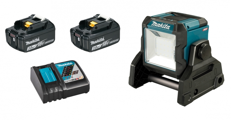 Makita ML003G + 2x 3Ah Akku + Ladegerät Bild 2
