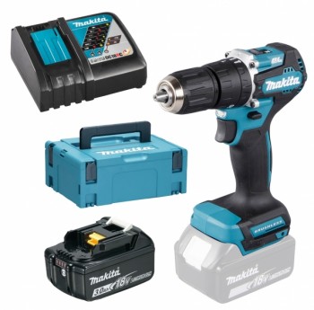 Makita DHP487RF1J 1x 3Ah Akku + Ladegerät