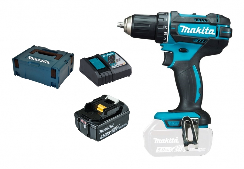 Makita DDF482RT1J 1x 5Ah Akku + Ladegerät Bild 2