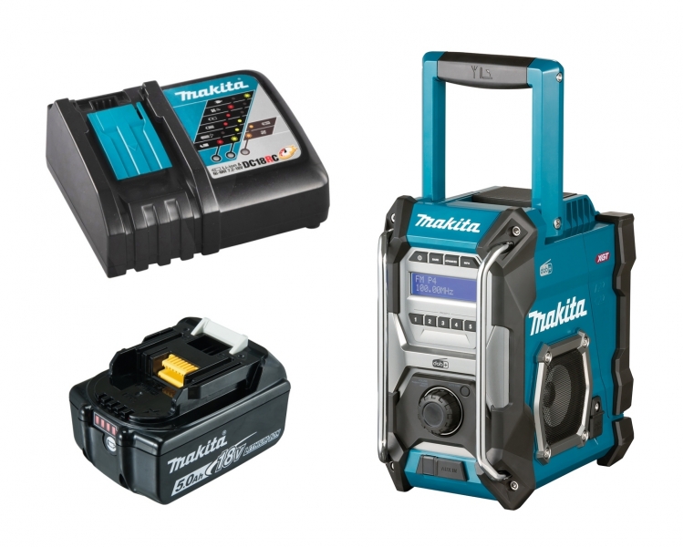 Makita MR003GZ + 1x 18V 5Ah BL1850 Akku + DC18RC Bild 2