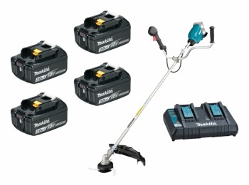 Makita DUR369APF4 4x 3Ah Akku + 2-fach Ladegerät