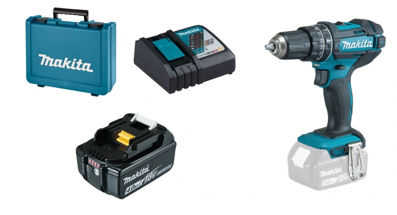 Makita DHP482RM1E 1x 4Ah Akku + Ladegerät Bild 2