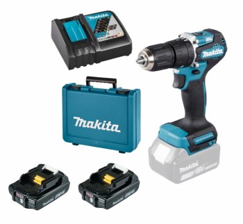 Makita DHP487RAE 2x 2Ah Akku + Ladegerät