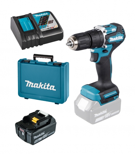 Makita DHP487RT1E 1x 5Ah Akku + Ladegerät Bild 2