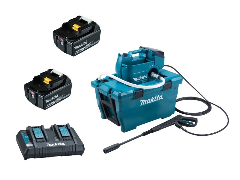 Makita DHW080ZK + 2x 6Ah Akku + 2-fach Ladegerät Bild 2